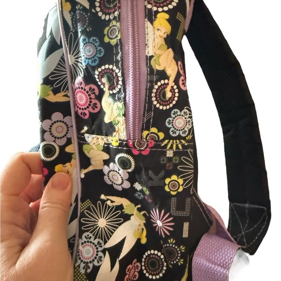 Women’s/Girl's Disney Tink Black Backpack Lilac Purple - Picture 7 of 14